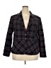 Cato Plaid Burgundy Blazer Size 20 - photo 1