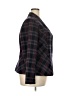 Cato Plaid Burgundy Blazer Size 20 - photo 4