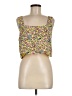 Buddy Love 100% Polyester Yellow Sleeveless Blouse Size M - photo 1