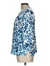 Zozo Animal Print Blue 3/4 Sleeve Blouse Size L - photo 5