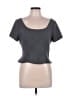 Cider Gray Short Sleeve Top Size L - photo 1