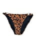 Freya Animal Print Brown Swimsuit Bottoms Size XS - photo 1