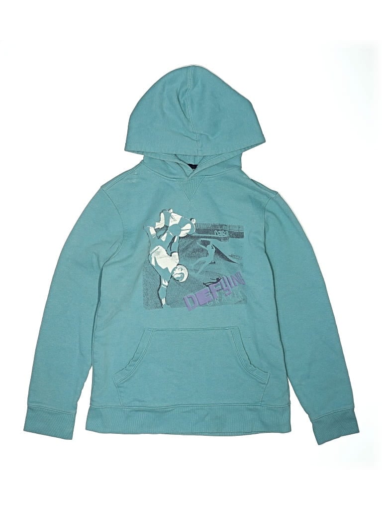 Pre-owned Sonoma Goods For Life Kids' Pullover Hoodie In Teal