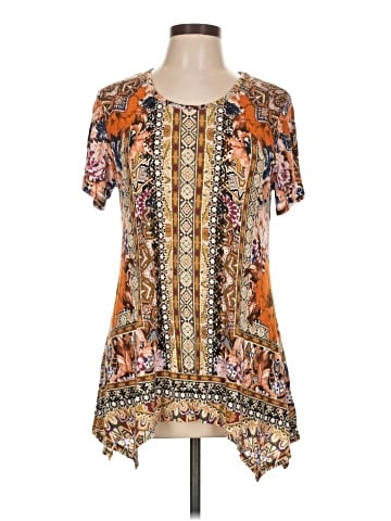 One World Short Sleeve Blouse (view 1)