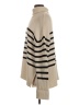Gap 100% Cotton Stripes Tan Turtleneck Sweater Size S - photo 5