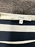 Next 100% Tencel Stripes Black Short Sleeve Turtleneck Size 6 - photo 7