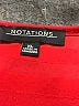 Notations Red 3/4 Sleeve Blouse Size XL - photo 7