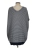 Gap Outlet 100% Cotton Chevron-herringbone Gray Poncho Size S - photo 2