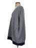 Gap Outlet 100% Cotton Chevron-herringbone Gray Poncho Size S - photo 5