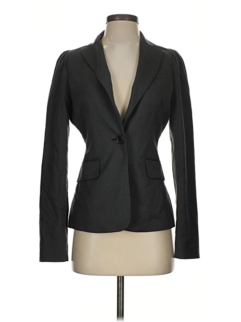 Pre-owned Bcbgmaxazria Blazer Jacket In Gray