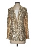 Sincerely Jules Metallic Gold Blazer Size S - photo 1