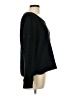 James Perse 100% Cotton Solid Black Pullover Sweater Size Lg (3) - photo 4