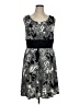 DressBarn Paisley Gray Cocktail Dress Size 14 - photo 1