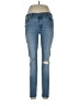 7 For All Mankind Hearts Blue Jeans Size 31 waist - photo 1