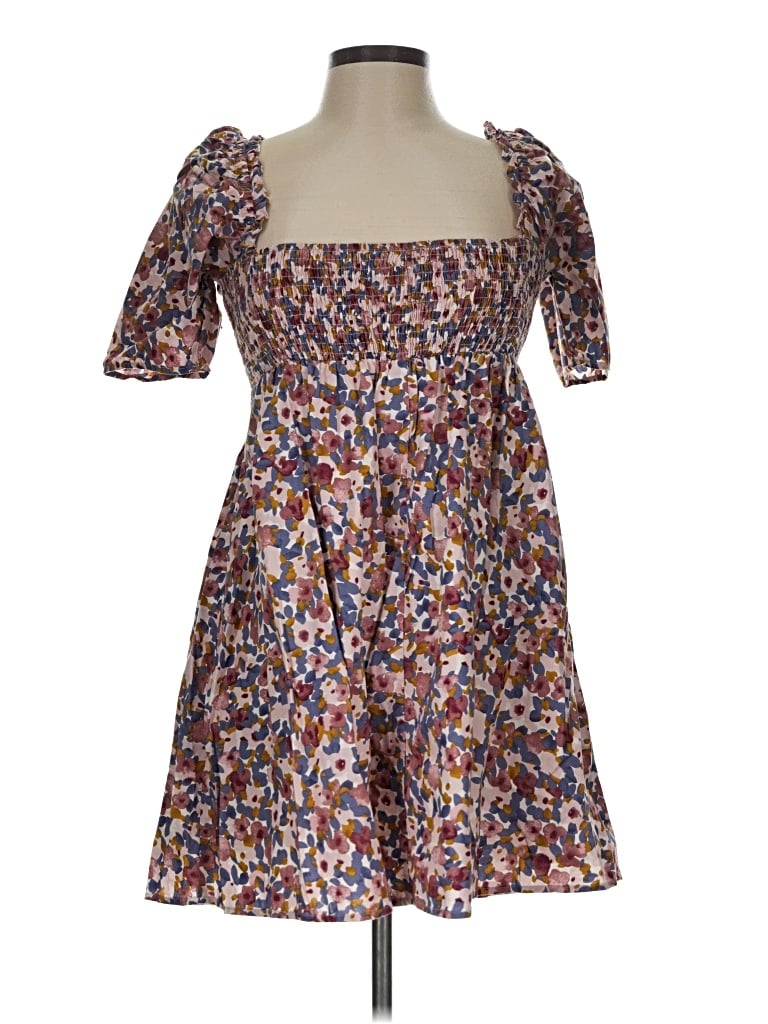 Pre-owned Lena Casual Dress In Brown
