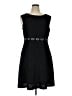 Scarlett 100% Polyester Tweed Black Cocktail Dress Size 16 - photo 1