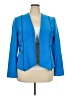 Kasper Color Block Blue Blazer Size 18 - photo 1
