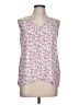 T Tahari 100% Polyester Pink Tank Top Size L - photo 1