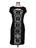 SD Collection 100% Polyester Graphic Black Cocktail Dress Size 10 - photo 1