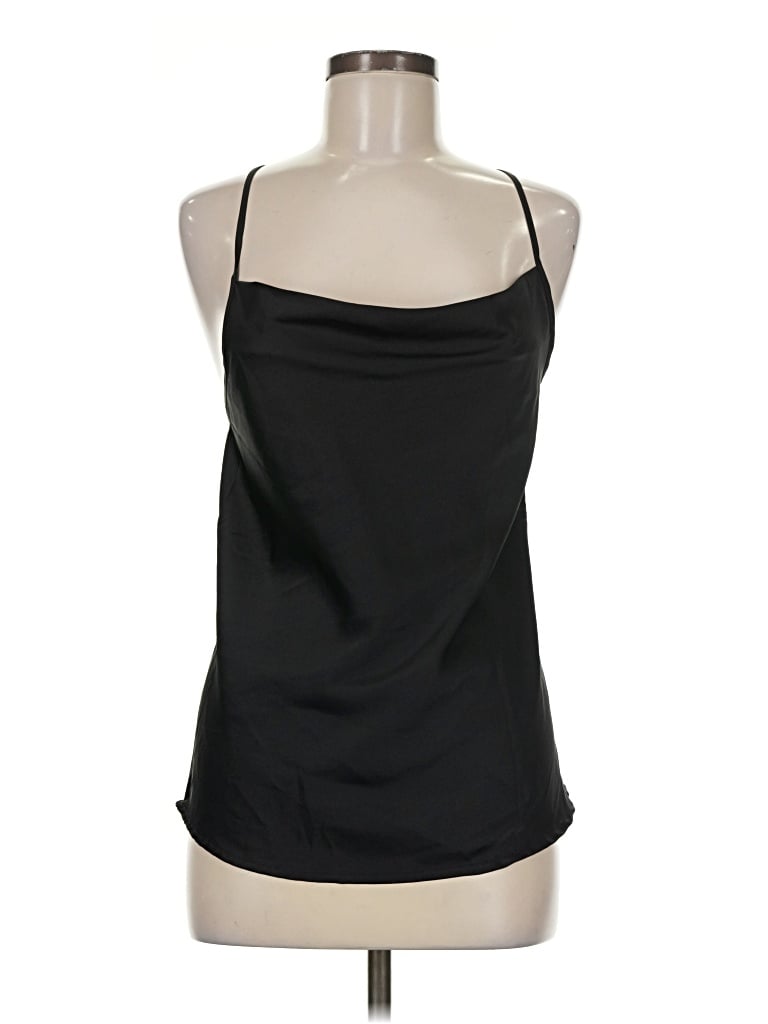 Pre-owned Zeagoo Tank Top Black Strapless Neckline Tops