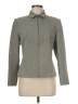 Larry Levine Chevron-herringbone Gray Blazer Size 8 Petite - photo 1