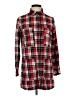 Forever 21 Plaid Red Long Sleeve Button-Down Shirt Size S - photo 1