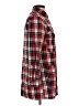 Forever 21 Plaid Red Long Sleeve Button-Down Shirt Size S - photo 4