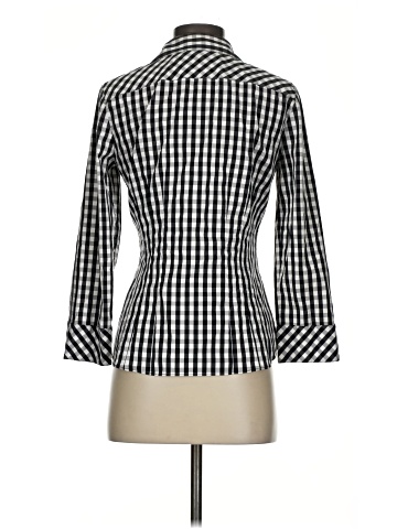 Lafayette 148 New York 3/4 Sleeve Button-Down Shirt (view 2)