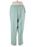 Bend Over 100% Polyester Color Block Green Track Pants Size 20 (petite) - photo 1