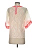 W118 by Walter Baker 100% Polyester Color Block Ivory 3/4 Sleeve Blouse Size S - photo 2