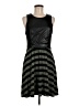 Ella Moss Stripes Black Casual Dress Size M - photo 1