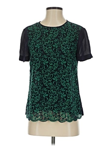 J.Crew Collection Short Sleeve Blouse (view 1)