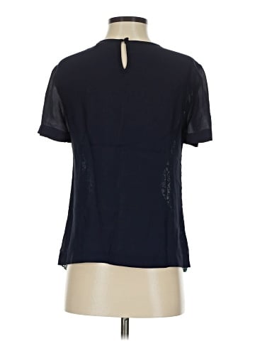 J.Crew Collection Short Sleeve Blouse (view 2)