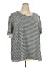 BLOOMCHIC 100% Polyester Gray Short Sleeve Top Size 22 - 24 - photo 1
