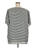 BLOOMCHIC 100% Polyester Gray Short Sleeve Top Size 22 - 24 - photo 2