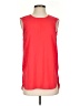 Lord & Taylor 100% Polyester Red Sleeveless Top Size XS - photo 1