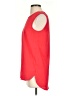 Lord & Taylor 100% Polyester Red Sleeveless Top Size XS - photo 5