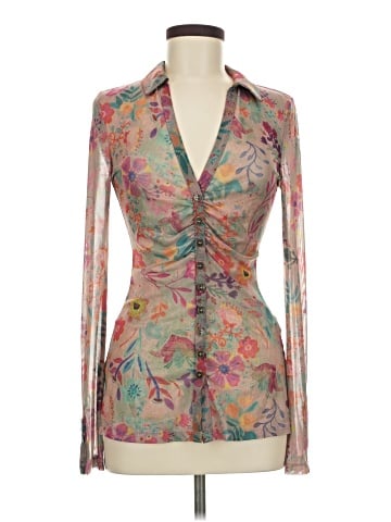 Natural Life Long Sleeve Blouse (view 1)