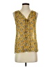 Fun2Fun 100% Polyester Yellow Sleeveless Blouse Size S - photo 1