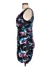Express Floral Multi Color Black Cocktail Dress Size 10 - photo 5