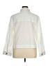 Escada Ivory Long Sleeve Button-Down Shirt Size XL - photo 2