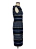 Calvin Klein Stripes Blue Casual Dress Size P (petite) - photo 4