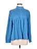 Ann Taylor Blue Long Sleeve Blouse Size M - photo 1