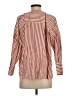Harshman Stripes Red 3/4 Sleeve Blouse Size S - photo 2