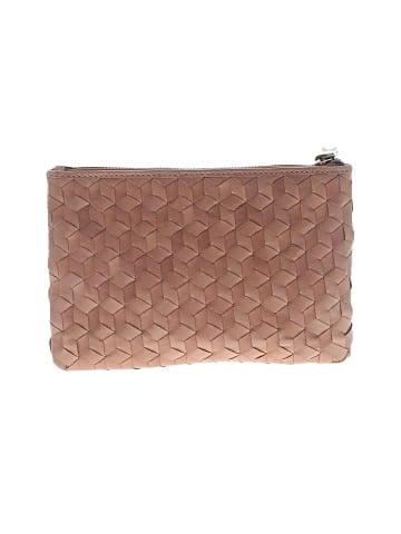 Madewell The Leather Pouch Clutch: Woven Edition (view 2)