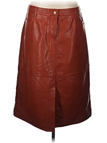 Sundance Leather Skirt (view 1)