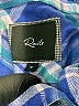 Rails 100% Rayon Plaid Blue Long Sleeve Button-Down Shirt Size M - photo 7