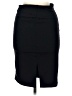 Bebe Solid Black Casual Skirt Size M - photo 2