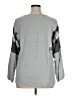 Falls Creek Chevron-herringbone Gray Pullover Sweater Size 1X - photo 2