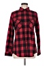 UNTUCKit 100% Cotton Plaid Red Long Sleeve Button-Down Shirt Size 8 - photo 1